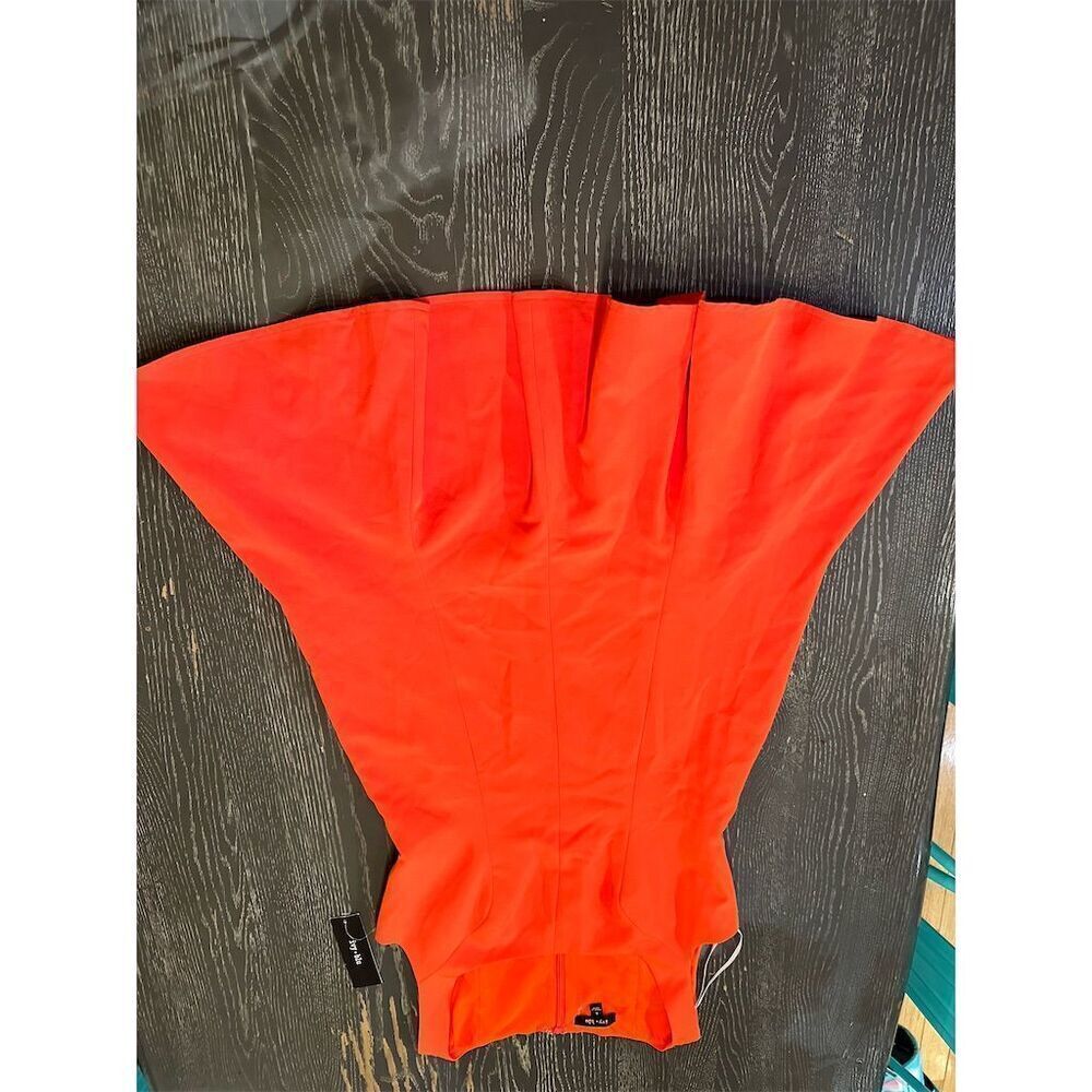 Ivy & Blu Women's Mini Wells Dress Size 6 Tangerine Square Neck - Picture 2 of 12